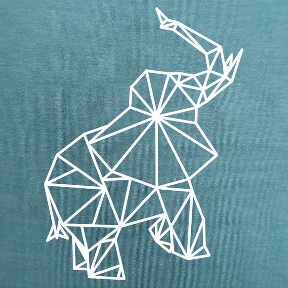 é Grato 天絲咖啡紗纖維 吸濕排汗短袖T恤 (動物家族-大象) 共兩色 第5張的照片