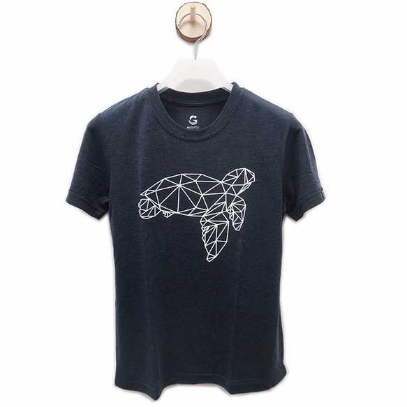 é Grato 天絲咖啡紗纖維 吸濕排汗短袖T恤 (海洋世界-海龜) 共兩色 第1張的照片