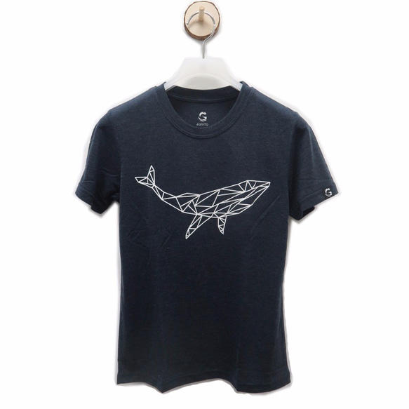é Grato 天絲咖啡紗纖維 吸濕排汗短袖T恤 (海洋世界-鯨魚) 共兩色 第4張的照片