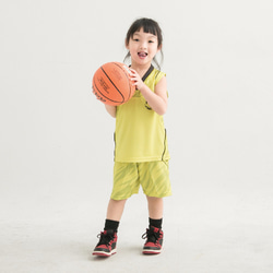 éGrato子供のバスケットボールのセット+カスタマイズされた印刷（戦士黄色） 5枚目の画像