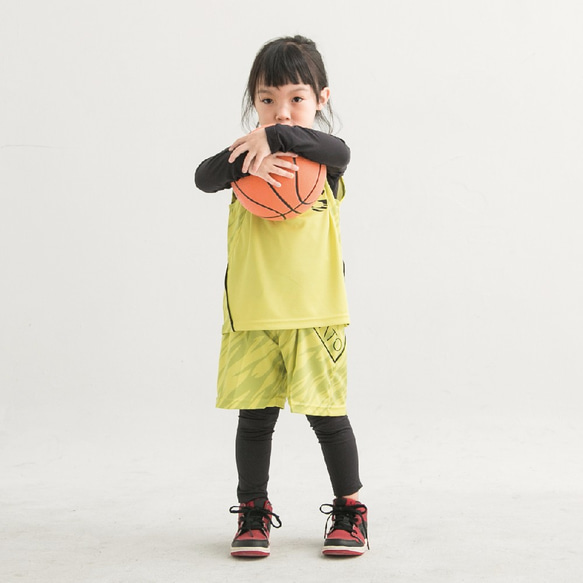 é Grato 兒童 籃球套裝+客製化印刷 (勇士黃) 第6張的照片