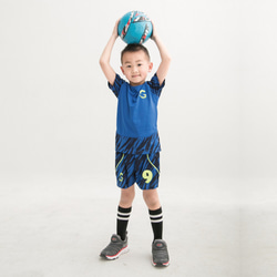 スポーツスーツを吸上éGratoの子供のサッカーキット（スーパーマンブルー） 1枚目の画像