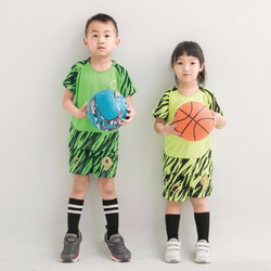éGrato子供のサッカーキット+カスタマイズされた印刷（ハルク・グリーン） 8枚目の画像