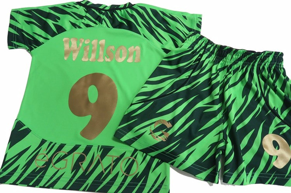 é Grato 兒童 足球套裝+客製化印刷 (浩克綠) 第5張的照片