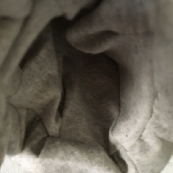 カットソー袖バルーントップス　淡杢グレーＦ 3枚目の画像