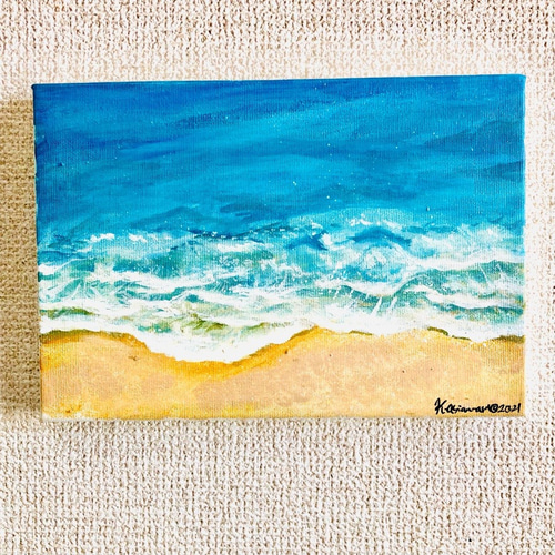 絵画 海辺（M） 1_a4f2bbc01510a5475dbb79a7aa84