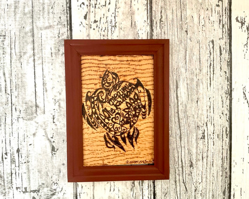 ハワイで購入した亀の絵 ハワイで購入した亀の絵 ハワイで購入した亀の絵