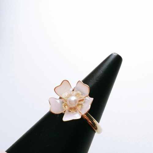 姫桜のリング 選べる8色 指輪・リング mille 通販 8779768｜Creema