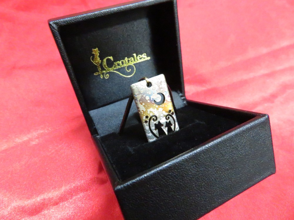 夜空とネコのステンレスネックレス【限定20個】