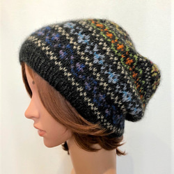 カラフル・マルチカラー ニット帽・ビーニー のおすすめ人気通販