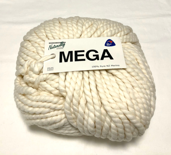 ニュージーランドメリノウール 超極太ロービングヤーン 800g