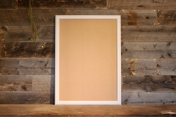 B2額縁】額縁 ホワイト 白 木製 装飾フレーム 額縁 ポスター