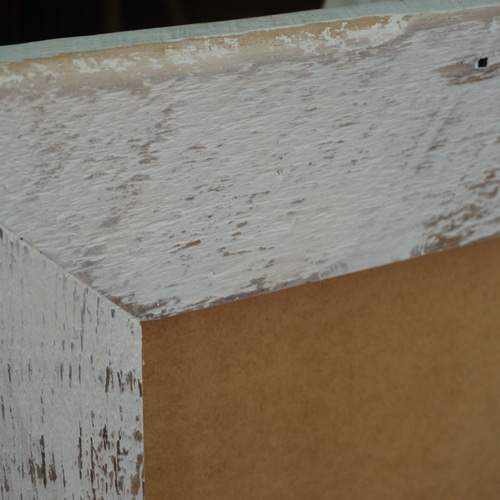 シャビー古材額縁】サイズ変更可能 ！ 古材 額縁 ホワイト 白