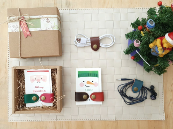 聖誕禮物 / 交換禮物-三用鑰匙包+集線器2入(附聖誕包裝)│可烙印 第7張的照片