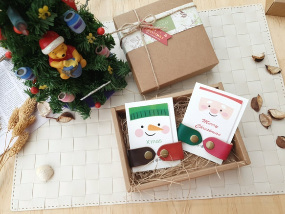 聖誕禮物 / 交換禮物-證件套+手腕帶+集線器(附聖誕包裝)│可烙印 第4張的照片