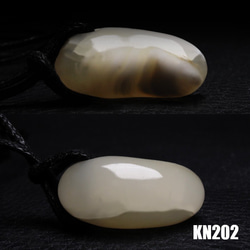 ★超レア★ケオン 原石研磨 古代型 勾玉 ネックレス  KN-202 5枚目の画像