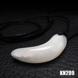 ★超レア★ケオン 原石研磨 牙型 勾玉 ネックレス  KN-209 3枚目の画像