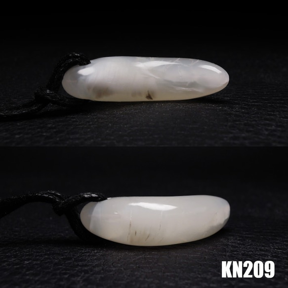 ★超レア★ケオン 原石研磨 牙型 勾玉 ネックレス  KN-209 5枚目の画像
