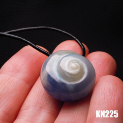★ブルー★ケオン レザーコード・ネックレス KN-225 6枚目の画像