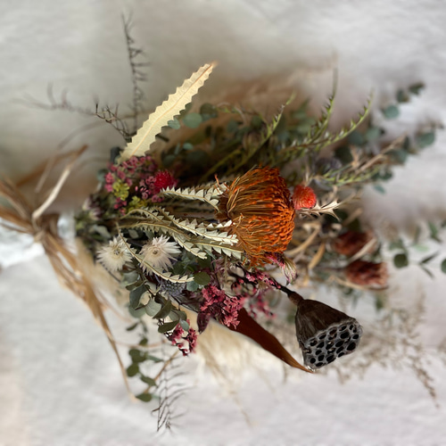 秋色スワッグ✴ドライフラワー28cm 486320335.jpg?1537487141