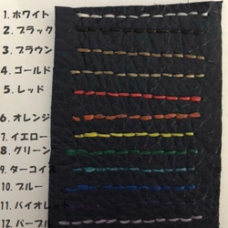 ハンドメイド★牛革手帳カバー ネイビー Ｂ6サイズ 7枚目の画像