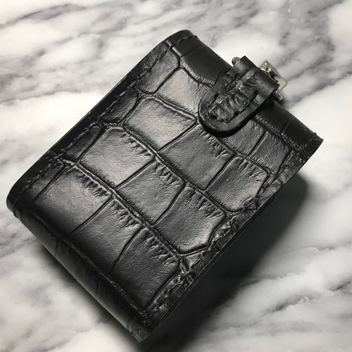 本革 クロコ柄 ブラック グローケース プルームX ハイパー シガレット
