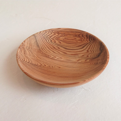 屋久杉　木皿 屋久杉 銘々皿（満月皿）3枚セット【A】〜 日本製、食器、木製