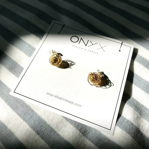 ONYX 紙醉金迷星球 耳環 第2張的照片