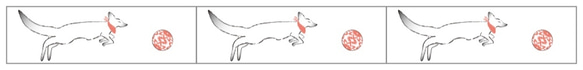 狐の手毬唄 レターセット 稲荷神社 鳥居 日本 和 雲 動物 シール 封筒 便せん 5枚目の画像