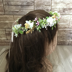 ＊オーダーメイド＊baby・kids花かんむり ワイヤーあり 8枚目の画像