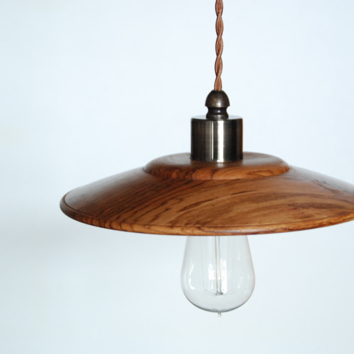 168様専用ページ 木のランプシェード Aタイプ 直径24.5cm (材 さくら