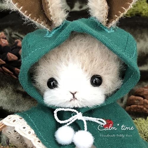 楽天 ハンドメイド たち耳うさぎちゃん アルパカ&ウールの
