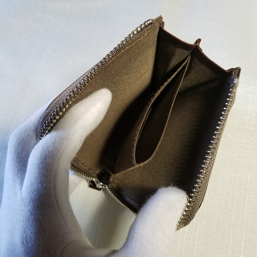 ミニウォレット(茶グラデーション) その他ミニ財布・コンパクト財布  
