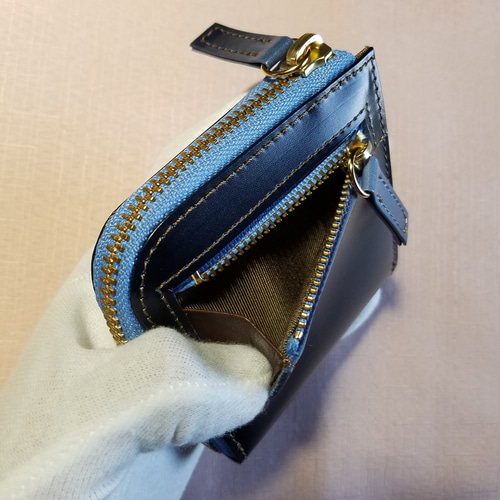 ミニウォレット(ネイビーグラデーション②) その他ミニ財布  