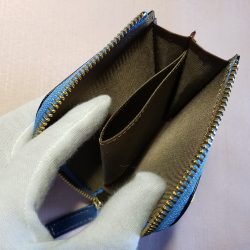 ミニウォレット(ネイビーグラデーション②) その他ミニ財布  