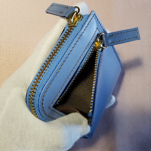 ミニウォレット(ネイビーグラデーション①) その他ミニ財布  