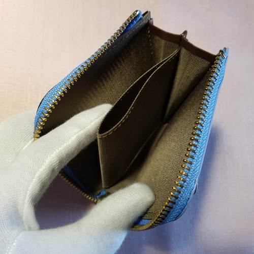 ミニウォレット(ネイビーグラデーション①) その他ミニ財布  