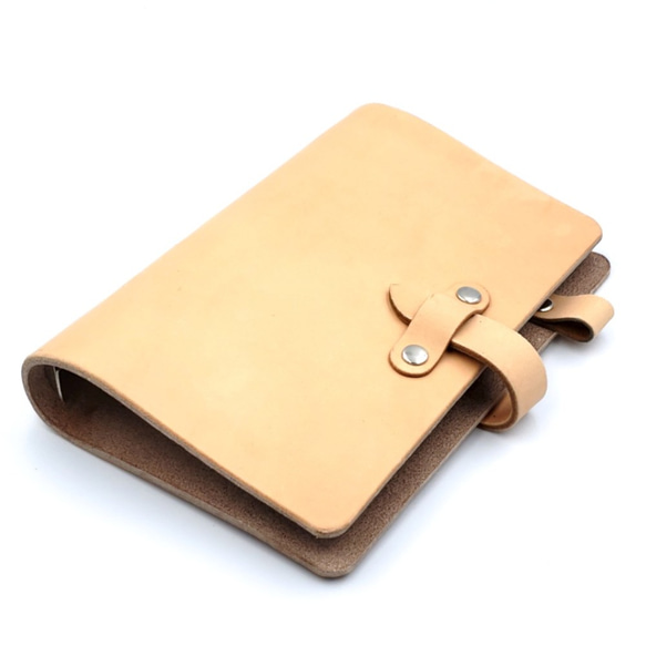 シンプル システム手帳 バイブルサイズ ヌメ革 手染め ナチュラル 手帳  