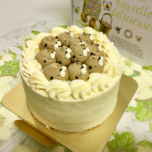 4号サイズ バタークリームのカワウソぎゅうぎゅう