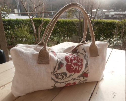 tsukuroite アンティークリネン　バッグ tsukuroite アンティークリネン バッグ gallery > tote bag