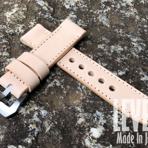 2色 ハンドメイド パネライ など 以外も デニム レザーベルト