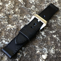 オメガ純正　ブラックアリゲーターベルト&フォールディングバックルラグ幅20mm オメガ純正 ブラックアリゲーターベルト&フォールディングバックルラグ