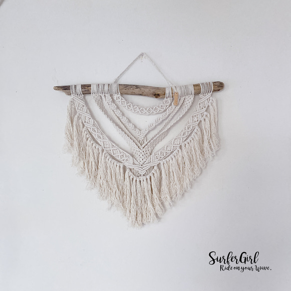 Macrame Wall Hanging マクラメタペストリー 5枚目の画像