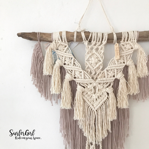 Macrame Wall Hanging マクラメタペストリー 3枚目の画像