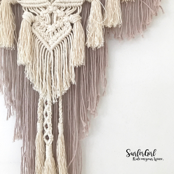 Macrame Wall Hanging マクラメタペストリー 4枚目の画像