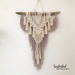 Macrame Wall Hanging マクラメタペストリー 5枚目の画像