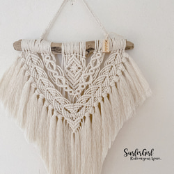 Macrame Wall Hanging マクラメタペストリー 3枚目の画像