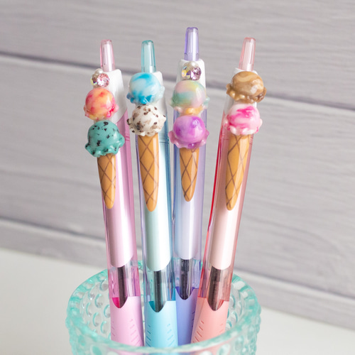 選べる＊アイスクリームボールペン アートボールペン デコボールペン