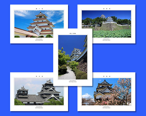 選べる5枚「日本の城A」ポストカード ポストカード Hick 通販 5489635