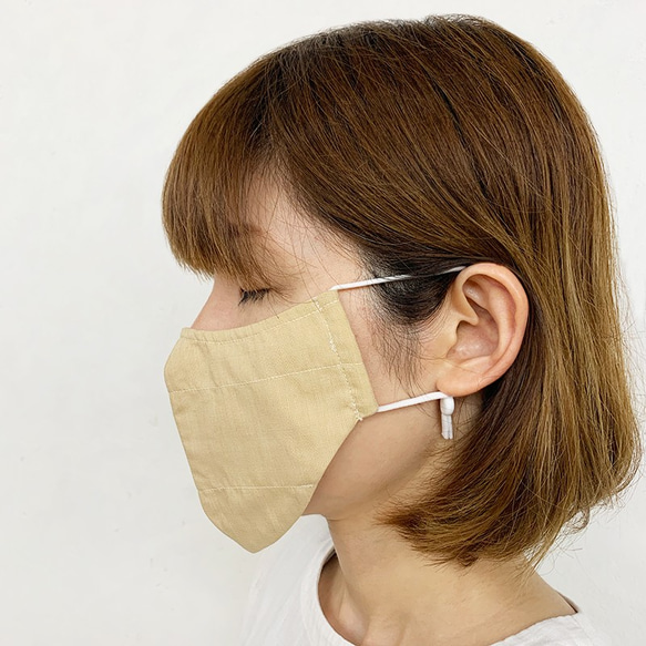 【夏最適マスク】シールドマスク　接触冷感・吸水速乾・消臭機能（小さめサイズ） 7枚目の画像